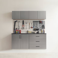 Load image into Gallery viewer, Astro Series - Wall Mounted Base, Drawer Storage Cabinet With Soft Closing Features - Metallic Gray