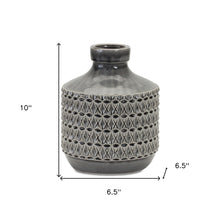 Load image into Gallery viewer, Geometric Bud Table Vase (516234) - Gray