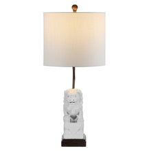 Load image into Gallery viewer, 28" Novelty Table Lamp LED With Globe Shade - White