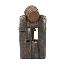 Load image into Gallery viewer, Decorative 3 Tier Bucket Fountain With Lights And Pump - Brown