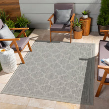 Load image into Gallery viewer, Sunshine - 5'3" X 7'3" Indoor & Outdoor Area Rug - Silver