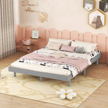 Load image into Gallery viewer, Modern Floating Platform Bed Frame