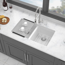 Load image into Gallery viewer, Granite Composite Double Bowl Undermount Kitchen Sink