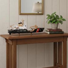 Load image into Gallery viewer, Hand Painted Model Boat (624562) - Black / White