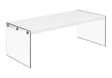 Load image into Gallery viewer, Coffee Table Rectangular For Living Room Clear Tempered Glass