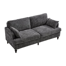 Load image into Gallery viewer, Chenille 2 Seater Sofa With LED Light, USB Charging Port, And Storage Bag