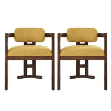 Load image into Gallery viewer, Stylish Indoor Upholstered Wood Dining Chair (Set of 2)