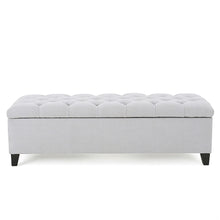 Load image into Gallery viewer, Glouster - Storage Ottoman - Light Gray