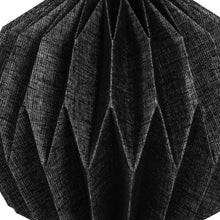 Load image into Gallery viewer, Geometric Table Lamp LED With Globe Shade - Black