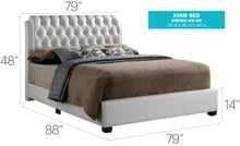 Load image into Gallery viewer, Tufted Upholstered Bed