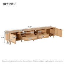 Load image into Gallery viewer, TV Stand, Media Console With Cable Management