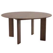 Load image into Gallery viewer, 59" Solid Wood Round Top Dining Table - Brown
