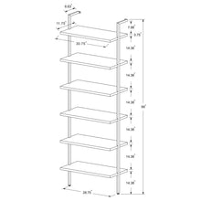 Load image into Gallery viewer, Christy - Owens - 6 Shelf Wall Bookshelf - Walnut