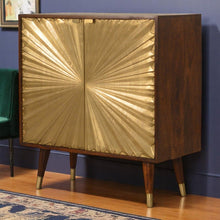 Load image into Gallery viewer, Manila - Cabinet - Gold / Brown