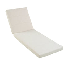 Load image into Gallery viewer, Outdoor Chaise Lounge Cushion Only, Water-Resistant Patio Lounge Chair Cushion With Removable Cover