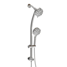 Load image into Gallery viewer, Multi Function Dual Shower Head System With 4.7" Rain Showerhead, 8 Function Hand Shower, Adjustable Slide Bar