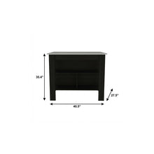 Load image into Gallery viewer, 41" Kitchen Island With Storage - Ivory / Black