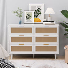 Load image into Gallery viewer, 6 Drawer Storage Modern Cabinet For Bedroom