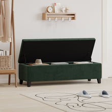 Load image into Gallery viewer, Upholstered Storage Ottoman Bench
