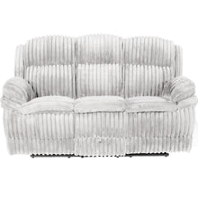 Load image into Gallery viewer, Motion Recliner Sofa With Fold-Down Table, Manual Recline, Charging Station & Cup Holders