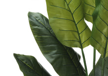 Load image into Gallery viewer, 59" Tall, Artificial Plant, Strelitzia Tree, Indoor, Faux, Fake, Floor, Greenery, Potted, Real Touch, Decorative - Green / Black