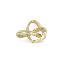 Load image into Gallery viewer, Modern Abstract Infinity Knot Tabletop Sculpture - Gold