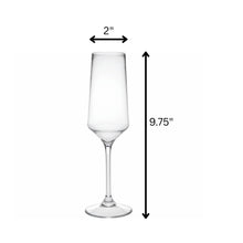 Load image into Gallery viewer, Tritan Lexington - Unbreakable Plastic Champagne Flutes, 10Oz (Set of 4) - Clear