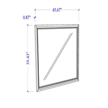 Load image into Gallery viewer, Almera - Glitter Mirror - White