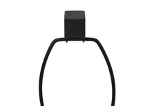 Load image into Gallery viewer, Metal Geometric USB Table Lamp With Beige Shade - Black