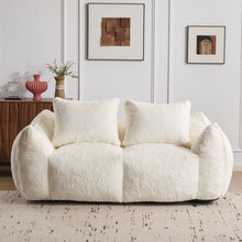 Load image into Gallery viewer, Giant Bean Bag Couch, Ultra Soft Fluffy Loveseat For Living Room