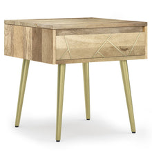 Load image into Gallery viewer, 22" Metal End Table - Natural