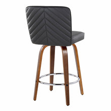 Load image into Gallery viewer, Henry - Contemporary Fixed Height Counter Stool With Swivel With Round Footrest (Set of 2)