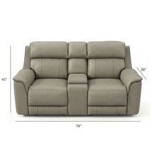 Load image into Gallery viewer, Oslo - Dual Power Reclining Loveseat With Console