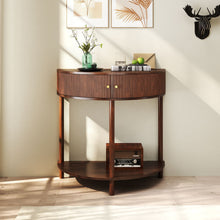 Load image into Gallery viewer, Demi Lune - Console Table With 2 Storage Drawers