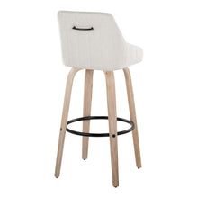 Load image into Gallery viewer, Hannah - Transitional Fixed Height Barstool With Swivel With Round Footrest (Set of 2)