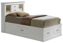 Load image into Gallery viewer, Traditional Style Bookcase Storage Bed