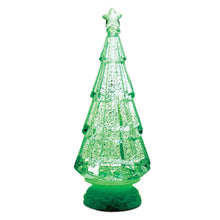 Load image into Gallery viewer, Plastic Trees Christmas Christmas Tree Tabletop Sculpture With LED - Green