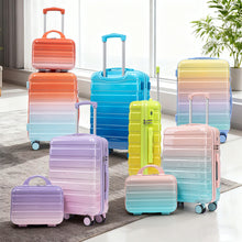 Load image into Gallery viewer, Luggage Set 14" / 20" With Combination Lock And Cosmetic Case