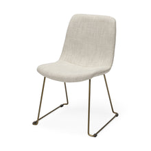 Load image into Gallery viewer, Upholstered Fabric Side Chairs (Set of 2) - Cream