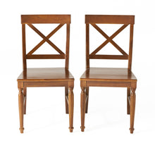 Load image into Gallery viewer, Dining Chair With X Shaped Back (Set of 2)