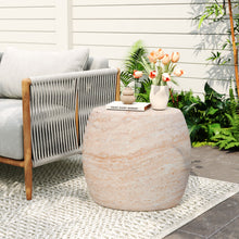 Load image into Gallery viewer, Outdoor Oval Shaped Side Table