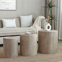 Load image into Gallery viewer, Cylinder Nesting Tables (Set of 3)