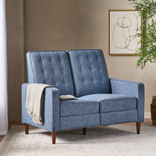 Load image into Gallery viewer, Manville - Contemporary Tufted Loveseat Pushback Recliner