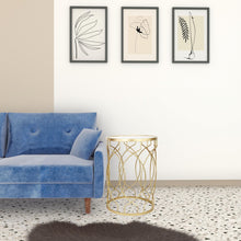 Load image into Gallery viewer, Mirrored And Steel Round Nested Tables (Set of 2) - Gold