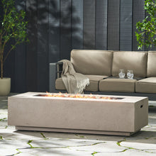 Load image into Gallery viewer, Modern Rectangle Fire Table 50, 000 Btu