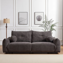 Load image into Gallery viewer, 2 Seater Cushion Sofa With 2 Cushions And 2 Ball Pillows