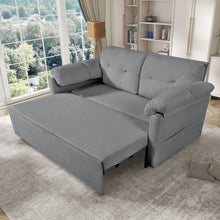 Load image into Gallery viewer, Convertible Pull Out Sofa Bed Queen Size, 3 In 1 With Side Storage