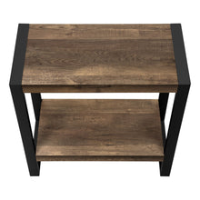 Load image into Gallery viewer, 24" End Table With Shelf - Black And Brown
