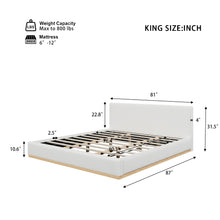 Load image into Gallery viewer, Elegant Upholstered Bed