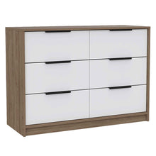 Load image into Gallery viewer, Modern Rustic Dresser - White / Natural